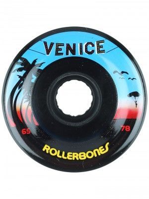 Koła Rollerbones Venice 65mm 78a Black 8 sztuk