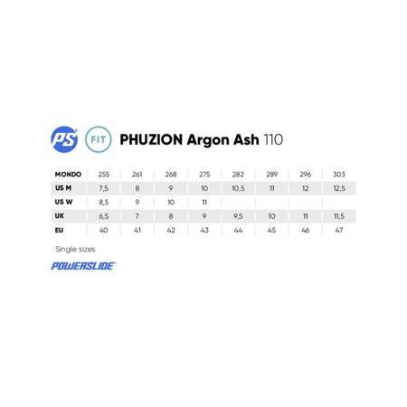 Rolki Powerslide Phuzion Argon Ash 110 